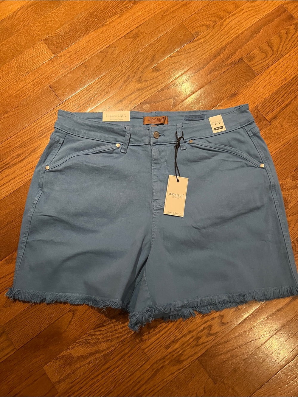 Judy Blue 2xl blue shorts mid-rise